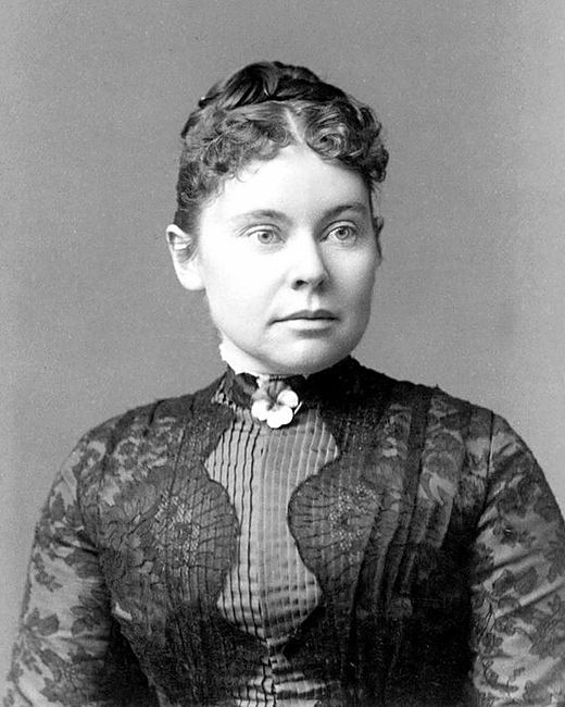 Lizzie Borden, portret z około 1889 roku